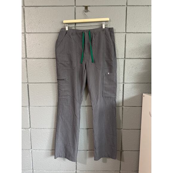 Men's Figs Axim Cargo Pocket Scrub Pants size L in Graphite Workwear Utility - Picture 3 of 6